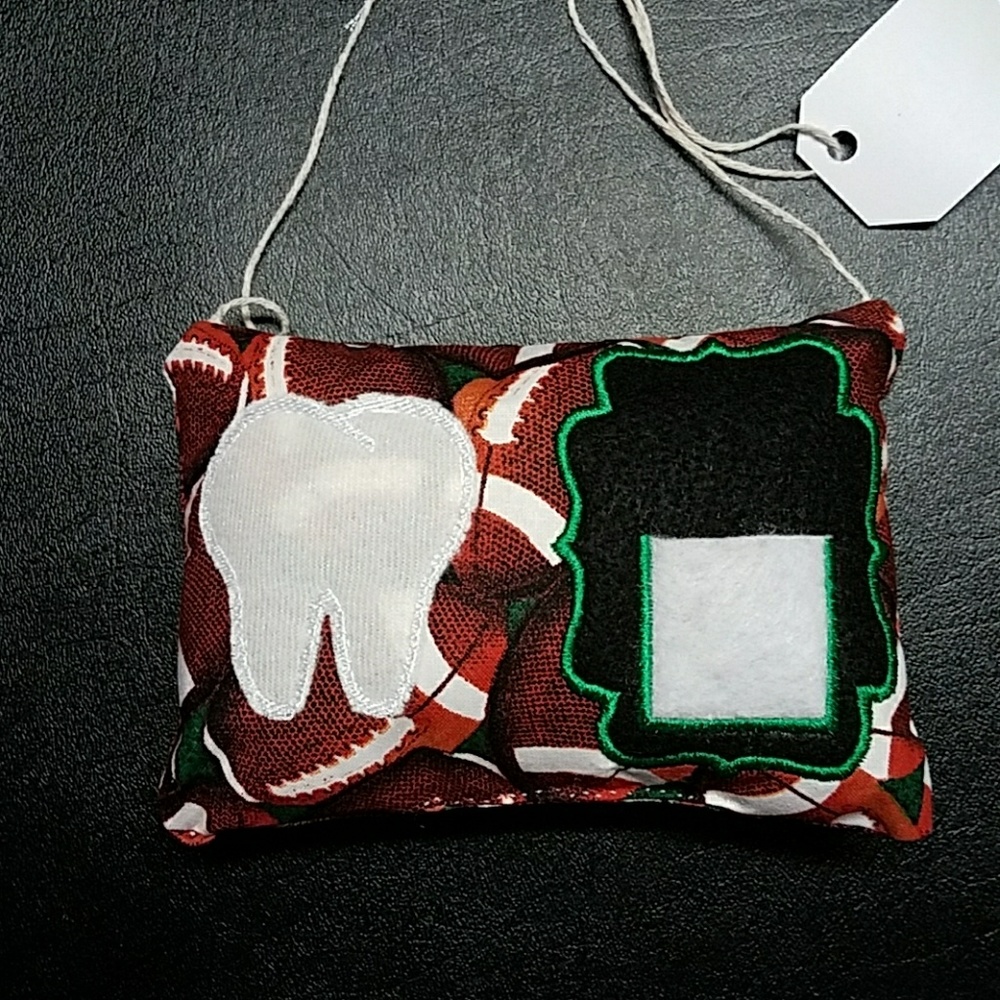 Tooth fairy pillow football